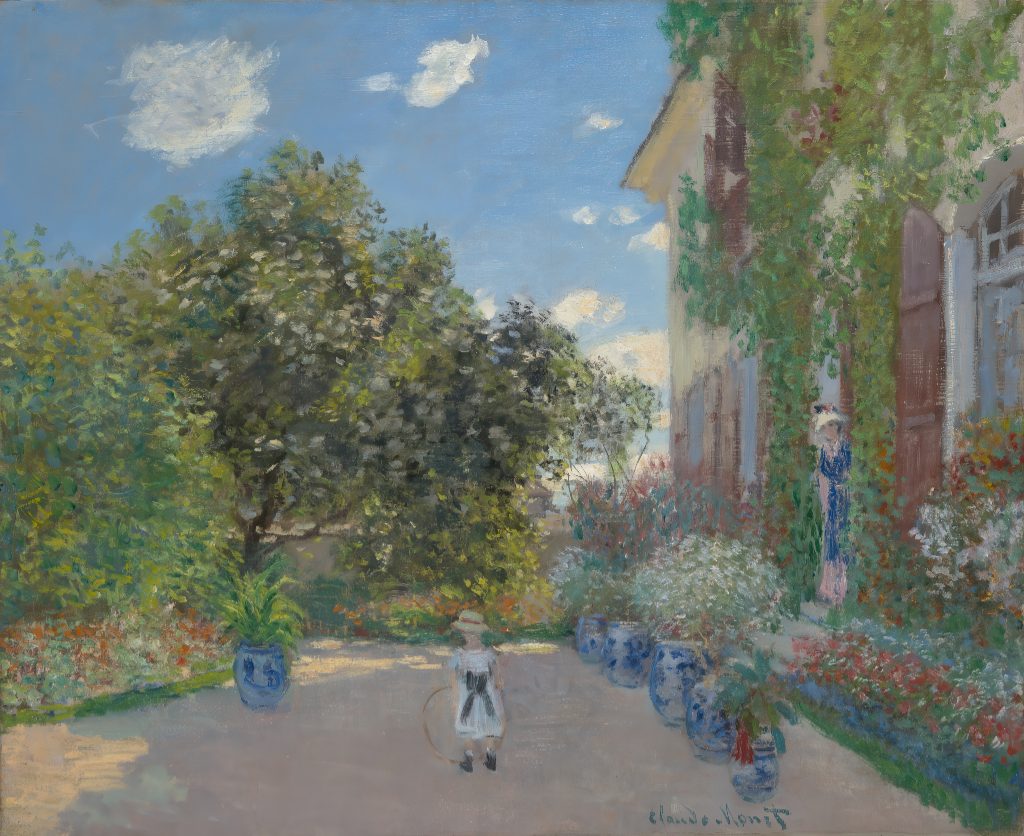 The Artist's House at Argenteuil Claude Monet